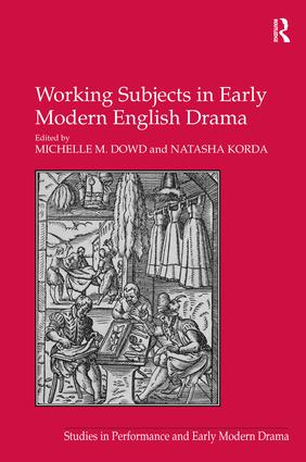 Cover of Working Subjects in Early Modern English Drama